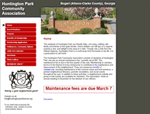 Tablet Screenshot of huntingtonparkhomes.org